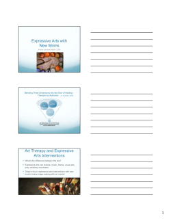 Expressive Arts with New Moms - Postpartum Support International