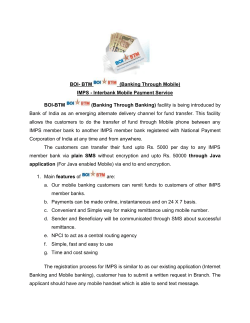 BOI- BTM - Bank Of India