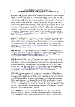 Dublin Places to Visit