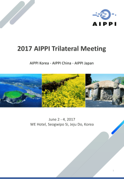 2017 AIPPI Trilateral Meeting