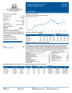 (acc) JPY - Franklin Templeton Investments