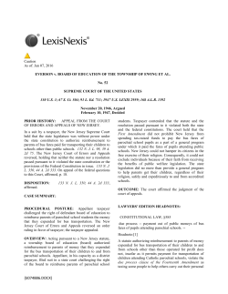 Everson v. Board of Education of the Township