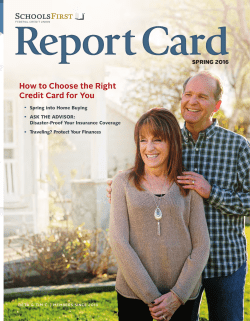 How to Choose the Right Credit Card for You