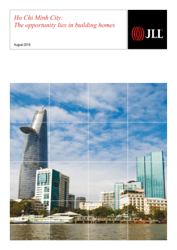 Ho Chi Minh City: The opportunity lies in building