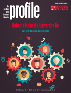 PROFILE magazine - Frostburg State University