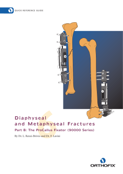 Diaphyseal and Metaphyseal Fractures