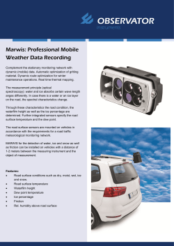 Marwis: Professional Mobile Weather Data Recording