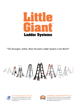 Little Giant Ladder System - Jia Ying Trading, Singapore