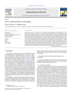 Genes, physical fitness and ageing