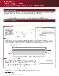 Fabric-Wrapped Fascia Measuring Guide