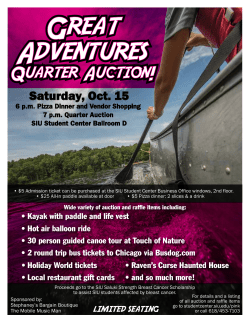 Quarter Auction! - SIU Student Center