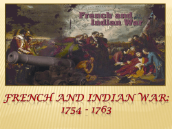 French and Indian War