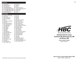 Standard Channel Lineup Goodview, MN, Minnesota City