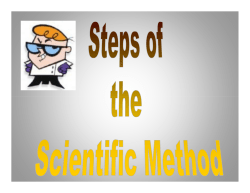 Scientific Method Power Point