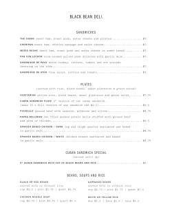 SANDWICHES PLATES CUBAN SANDWICH