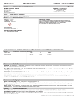 SDS Information - Home Science Tools