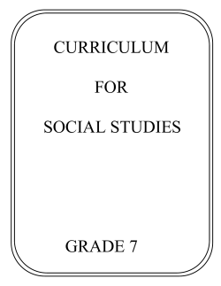 Social Studies - Rahway Public Schools