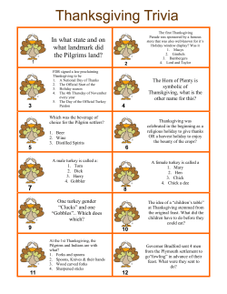Thanksgiving Trivia Quiz - Celebration Ideas Online