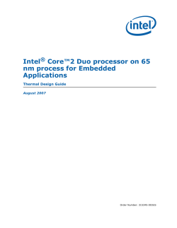 Intel&reg; Core&trade;2 Duo processor on 65 nm process for Embedded