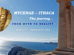 Mycenae - Ithaca Summer Program Presentation