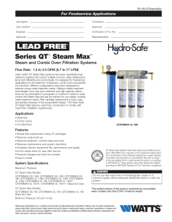 LEAD FREE* Series QTTM Steam MaxTM