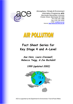 Air Pollution Fact Sheet Series