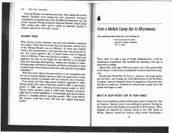 From aMelted Candy Bar to Microwaves