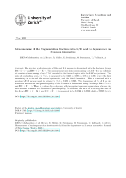Measurement of the fragmentation fraction ratio fs/fd