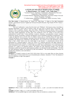 98 A STUDY ON NON SPLIT DOMINATION NUMBER A