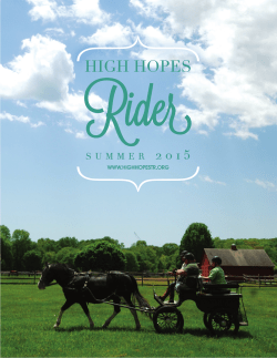 high hopes high hopes - High Hopes Therapeutic Riding