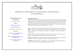 Kikoti safari camp &ndash; Tarangire national park ~ Serengeti tented camps