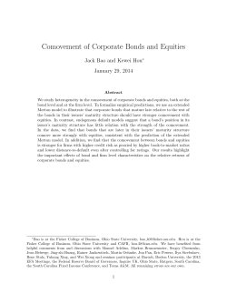 Comovement of Corporate Bonds and Equities