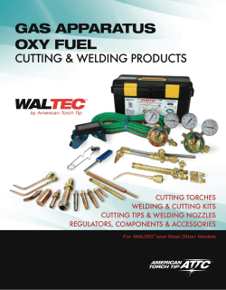 gas apparatus oxy fuel - European Welding Center