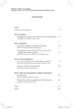 CONTENTS - Pathfinder Press