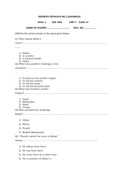 Graded Worksheet Class-IV English