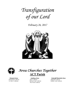 Hope Bulletin - (ACT) Parish
