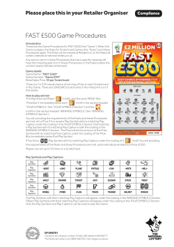 Fast &pound;500 - The National Lottery