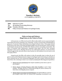 Timothy J. McGinty - Cuyahoga County Prosecutor