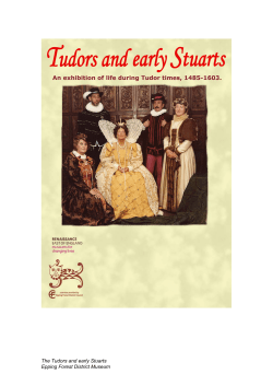 The Tudors and early Stuarts - Epping Forest District Council