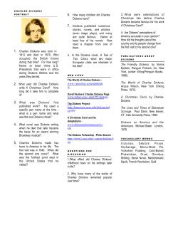 1. Charles Dickens was born in 1812 and died in 1870. Who