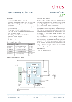 LIN2.x Relay Node SBC for 1 Relay E523.03/04/13/14