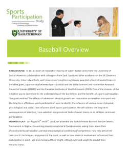 Baseball - University of Saskatchewan