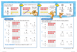 Guided Practice Independent Practice Draw counters to help you