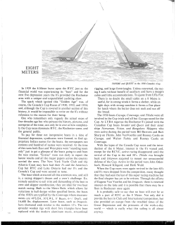 eight meters - Rochester Yacht Club