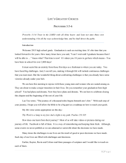 Life`s Greatest Choices - Keys Valley Baptist Church