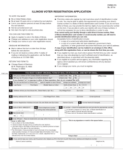 mail-in voter registration application