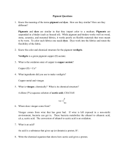 Pigments and - faculty.rmc.edu