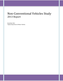 Non-Conventional Vehicles Study