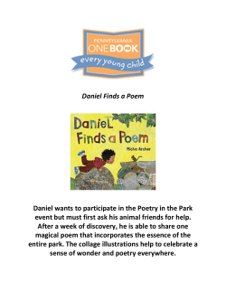 Daniel Finds a Poem