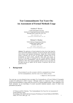 Ten Commandments Ten Years On: An Assessment of